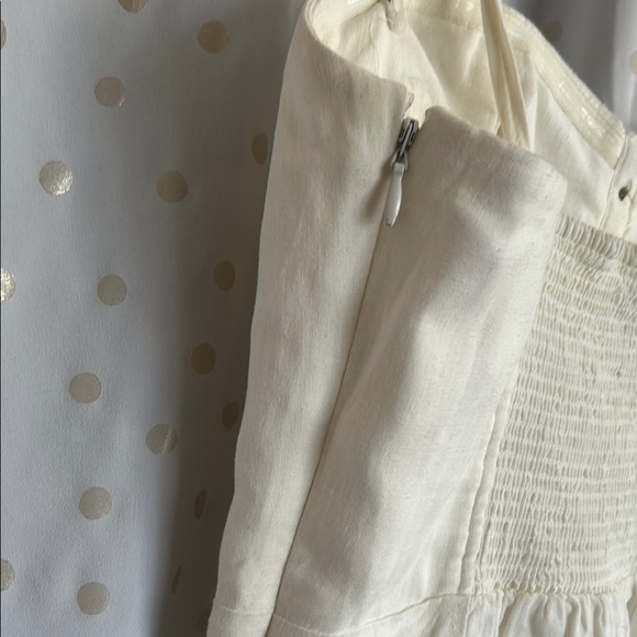 Kimchi Blue Cream Button-Front Mini Dress - Picture 3 of 14